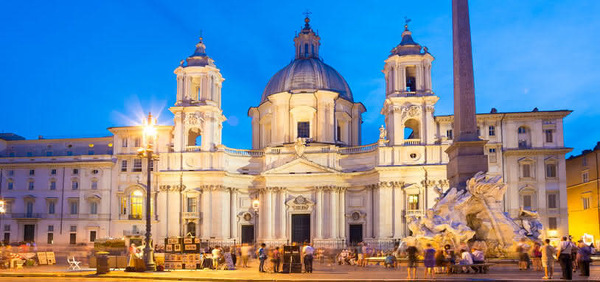Große Oper: Piazza Navona in Rom